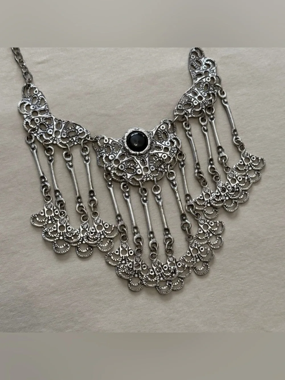 Turkish Ottoman Eastern Style Boho Stunning Adjustable Necklace